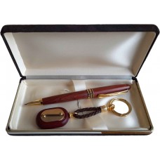 Set pen with key chain